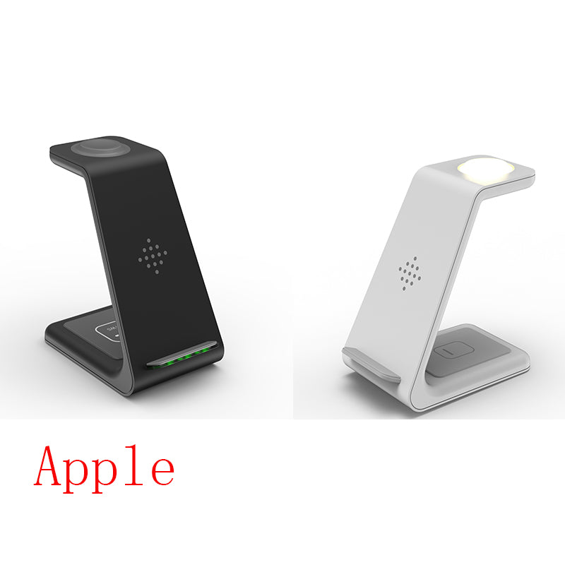 3 In 1 Fast Charging Station Wireless Charger Stand Wireless Quick Charge Dock For Phone Holder Naash