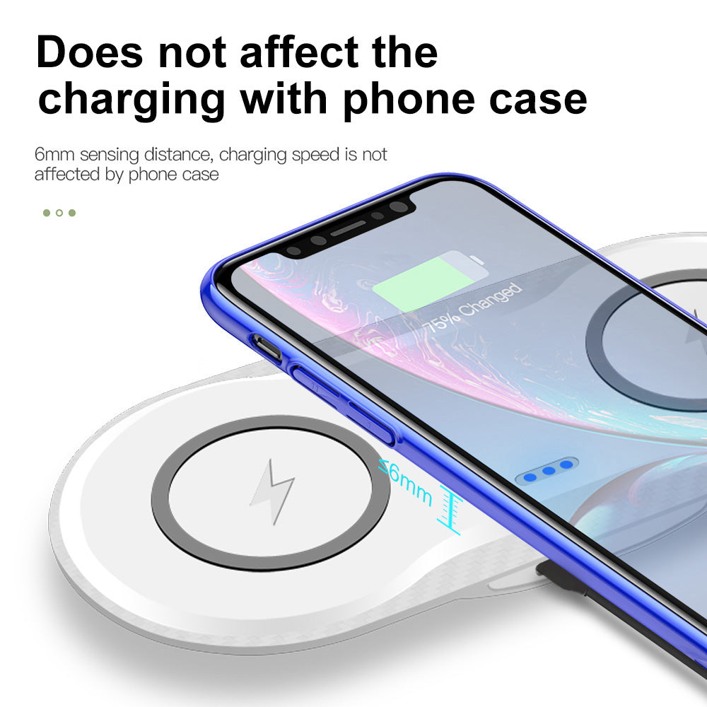 Wireless Charger Dual Mobile Phone Charger Naash