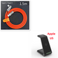 3 In 1 Fast Charging Station Wireless Charger Stand Wireless Quick Charge Dock For Phone Holder Naash