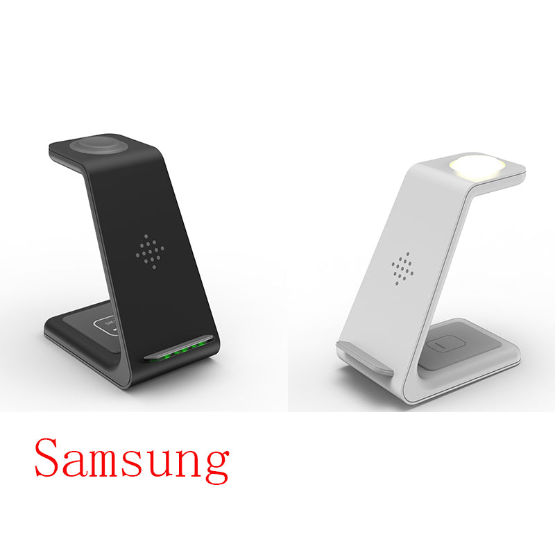 3 In 1 Fast Charging Station Wireless Charger Stand Wireless Quick Charge Dock For Phone Holder Naash