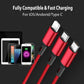 3 In 1 USB Cable For 'IPhone XS Max XR X 8 7 Charging Charger Micro USB Cable For Android USB TypeC Mobile Phone Cables Naash