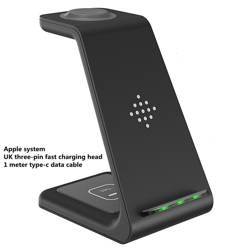 3 In 1 Fast Charging Station Wireless Charger Stand Wireless Quick Charge Dock For Phone Holder Naash