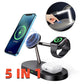 Five-In-One Magnetic Wireless Charging Watch Headset Desktop Mobile Phone Holder Charger Naash